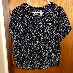 Cute polka-dot blouses, somewhat see through. Really cute on and shapeshifting